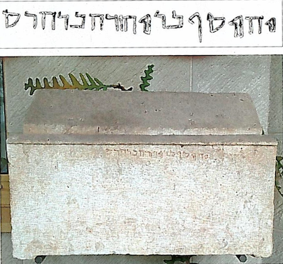 The Joseph, son of Judah, son of Hadas ossuary published by Shanks (July/Aug 2012) which he claims the author may have mistaken for the James ossuary. The ossuary is sitting in the same place where the James ossuary once sat.